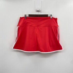 DSG Activate High Rise Skort Womens XXL Cabana Coral Piped Tennis Golf Sporty